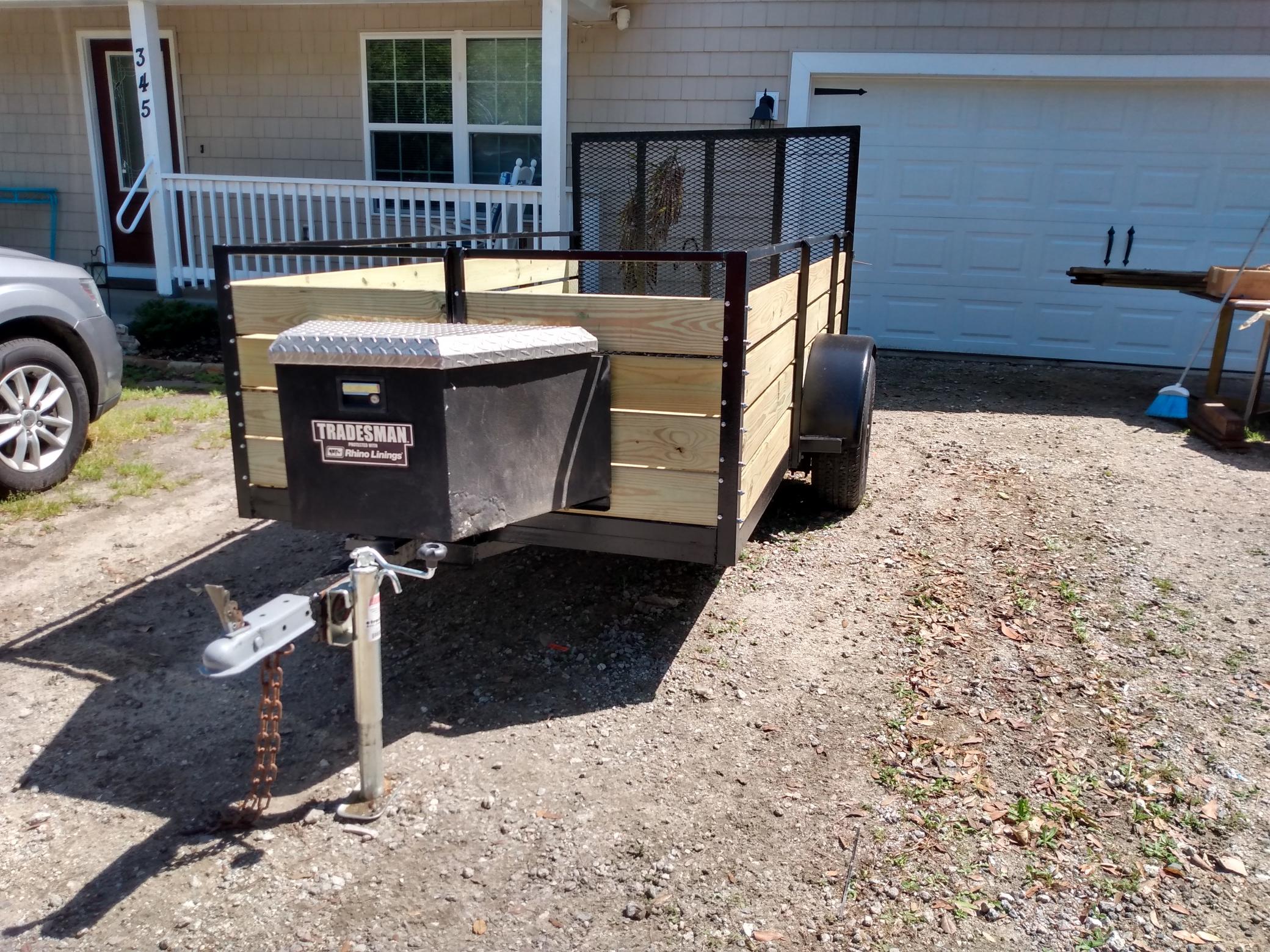 Photo of a fully restored trailer.